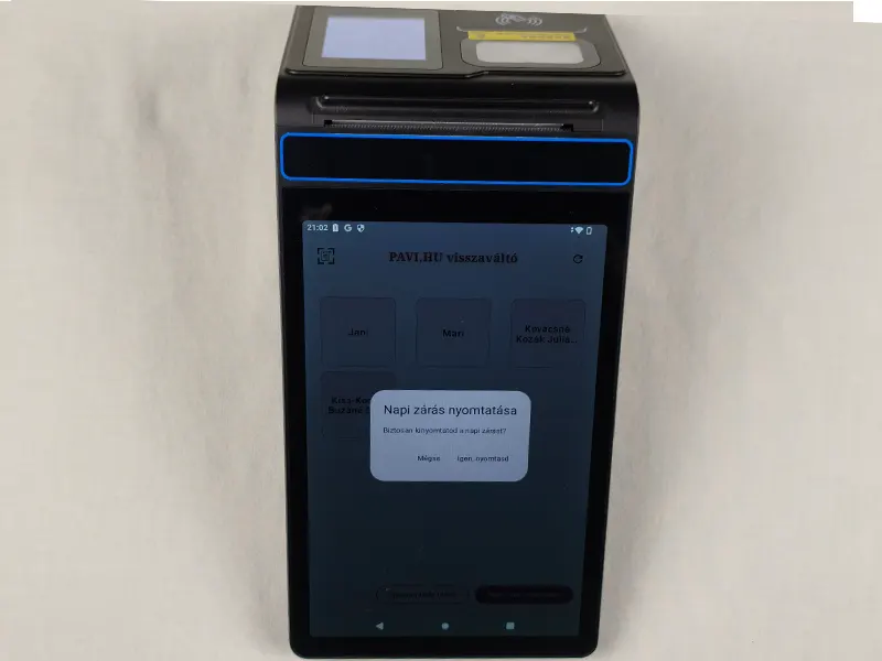 Bolt DRS MOHU kezelő alkalmazás